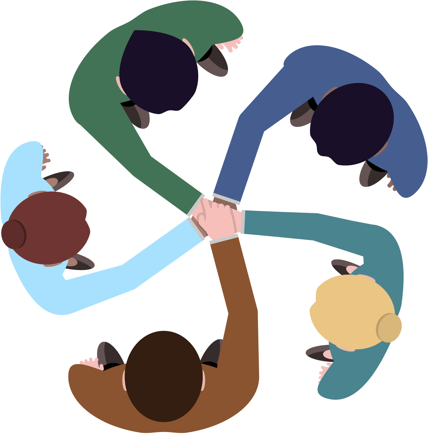 Teamwork Logo Download - Teamwork Illustration (1500x1522)