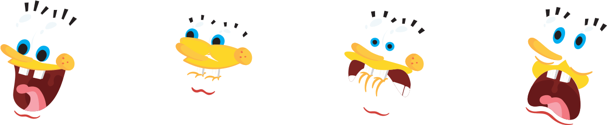 Recreating Such A Well-known Animated Character Meant - Spongebob Characters Flat Design (2560x720)