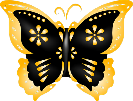 Butterfly, Illustrate, Nature, Insect - Design (445x340)