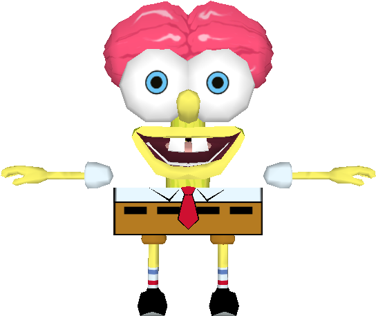 Download Zip Archive - Spongebob Creature From The Krusty Krab Models (750x650)
