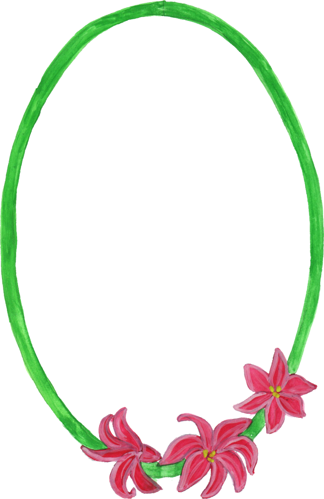 Watercolor Painting Flower - Circle (664x1024)