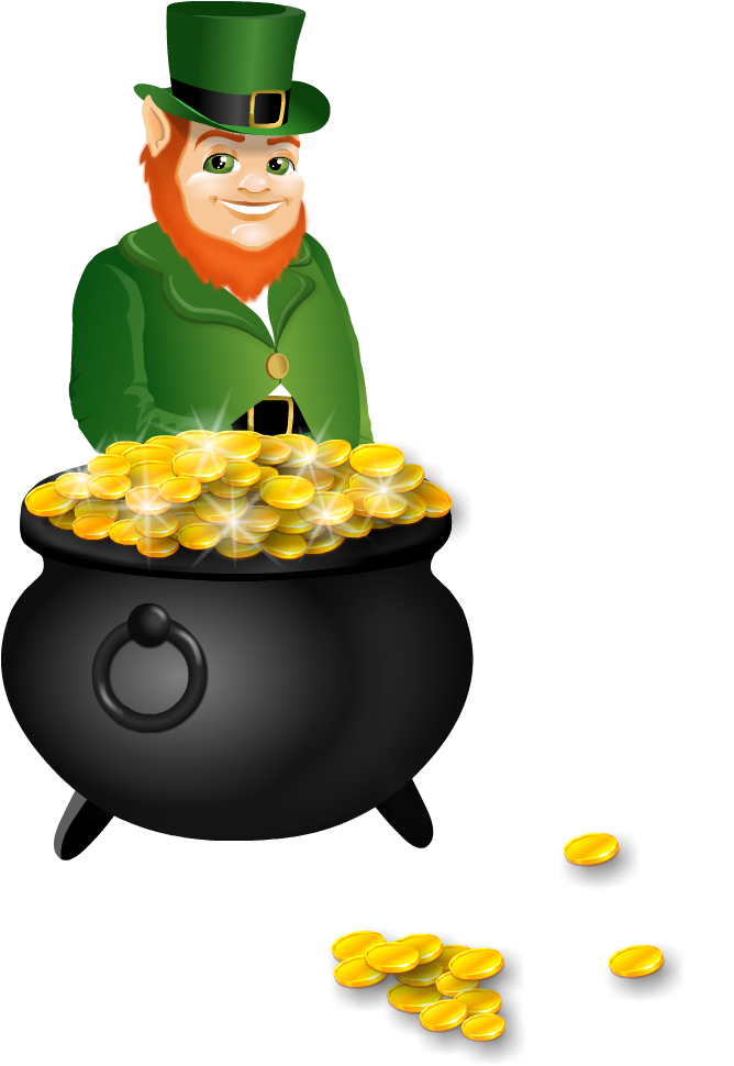 In At Number 4 Lucky Charms Scratch Card - Leprechaun (667x1009)