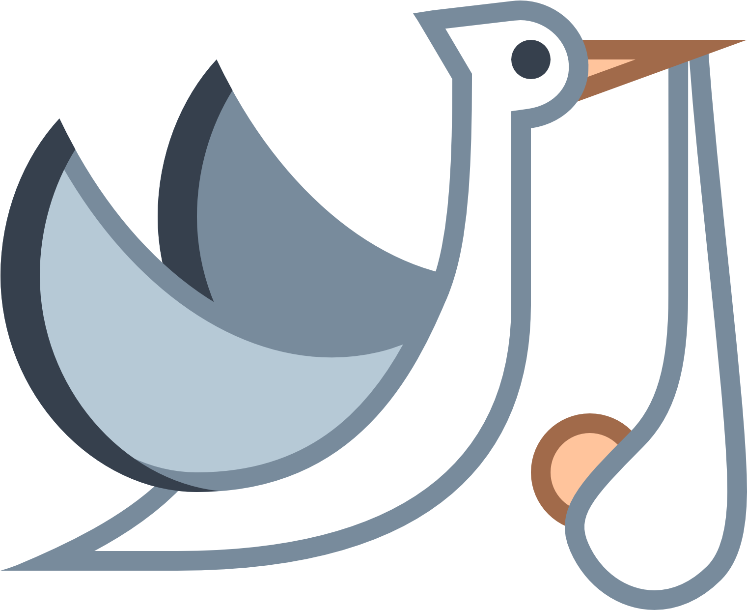 Vector Computer Icons Instagram Clip Art - Cigueña Png (1600x1600)