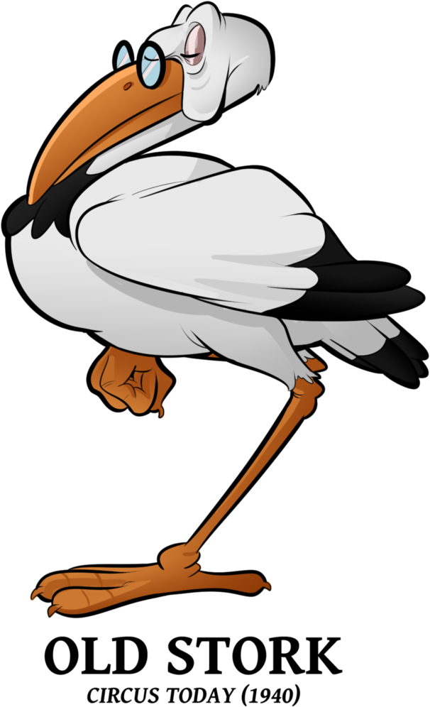 Old Stork By Boscoloandrea - Old Stork Cartoon (763x1047)