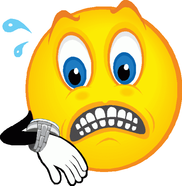 Last Walk-in Time - Impatient Emoticon (586x599)