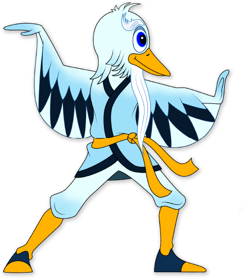 Master Storky Was Born In China Where Animal Fu Began - Animal Fu (495x564)