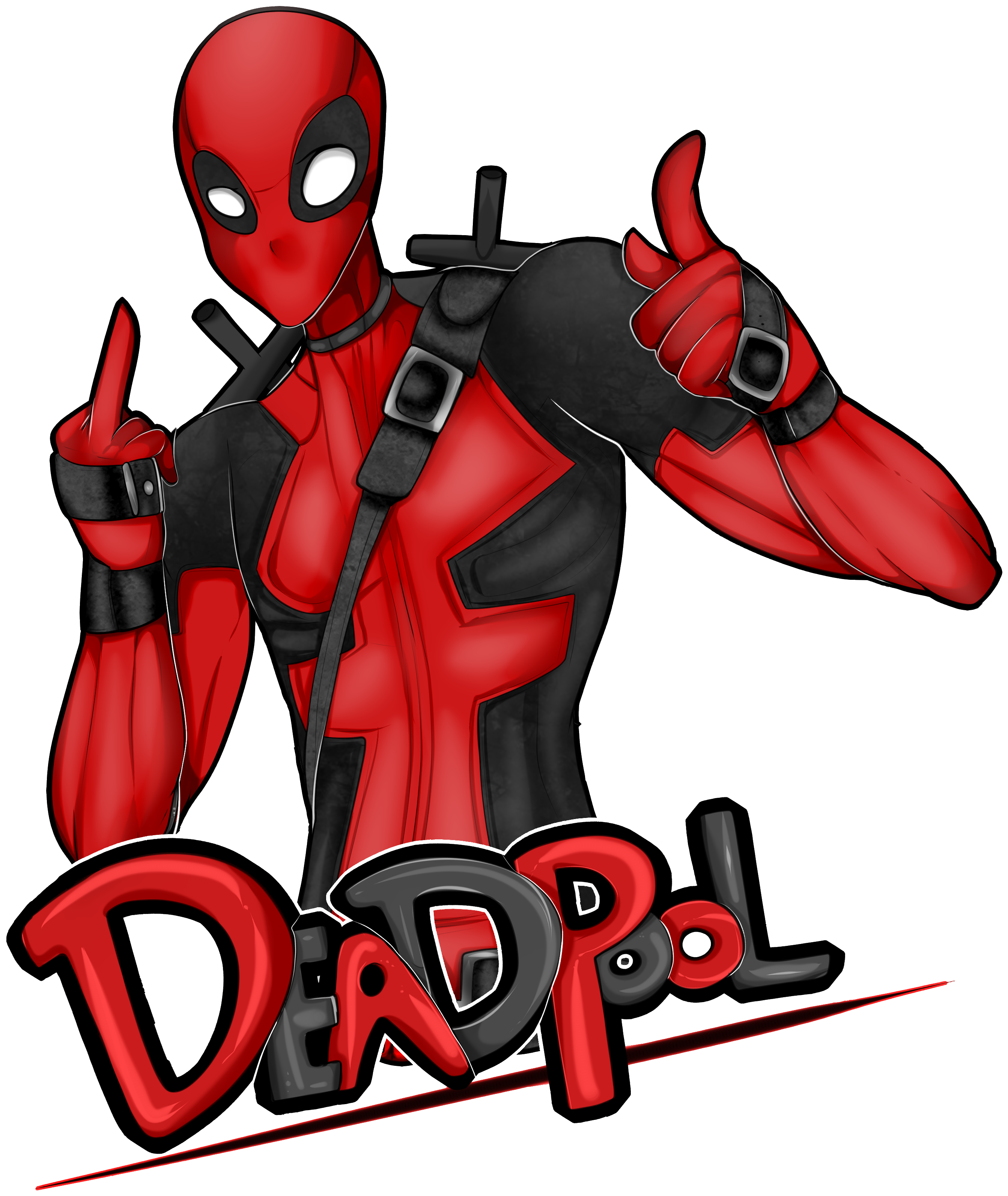 Deadpool [fanart] By Vroxella Deadpool [fanart] By - Cartoon (4000x4000)