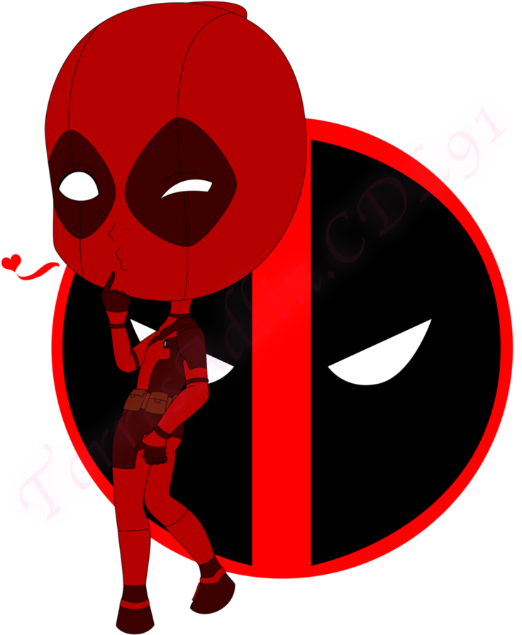 Bad Ass, Smart Ass, Great Ass, Deadpool Chibi By Tacdlunaria91 - Deadpool Chibi Ass (786x1017)