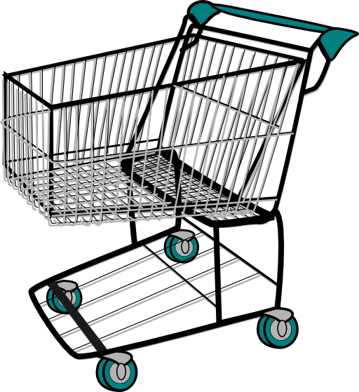 Clipart Info - Shopping Cart Ornament (oval) (687x750)
