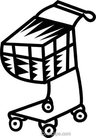 Carrinho De Compras Livre De Direitos Vetores Clip - Carrinho De Compras Livre De Direitos Vetores Clip (335x480)