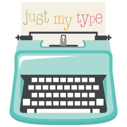 Just My Type Svg File Typewriter Svg Cut File Cute - Scalable Vector Graphics (432x432)