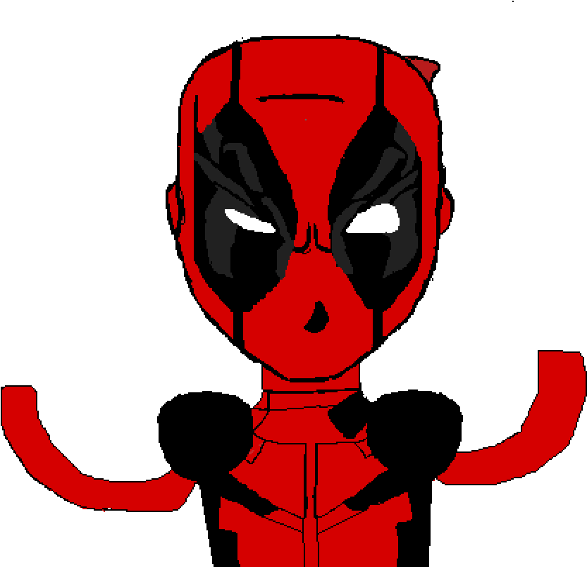 Deadpool By Minim3101 - Cartoon (1000x1000)