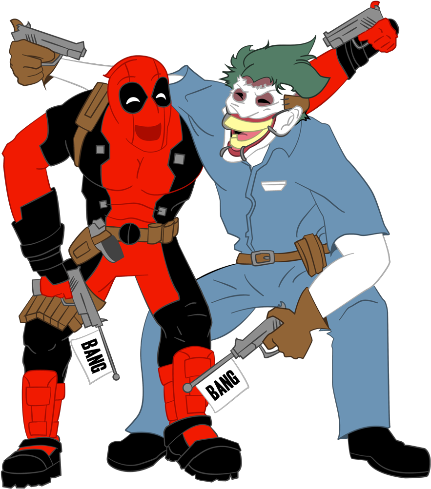 Joker Vs Deadpool - El Joker Y Deadpool (1024x1024)