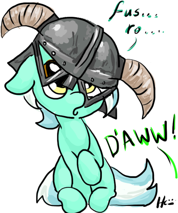 Kinkiepinkiepie, Cute, Fus Ro Dah, Helmet, Lyrabetes, - Filename (600x700)
