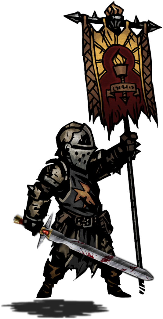 New Crusader Skin And New Sword At Darkest Dungeon - Darkest Dungeon Bounty Hunter (534x1039)