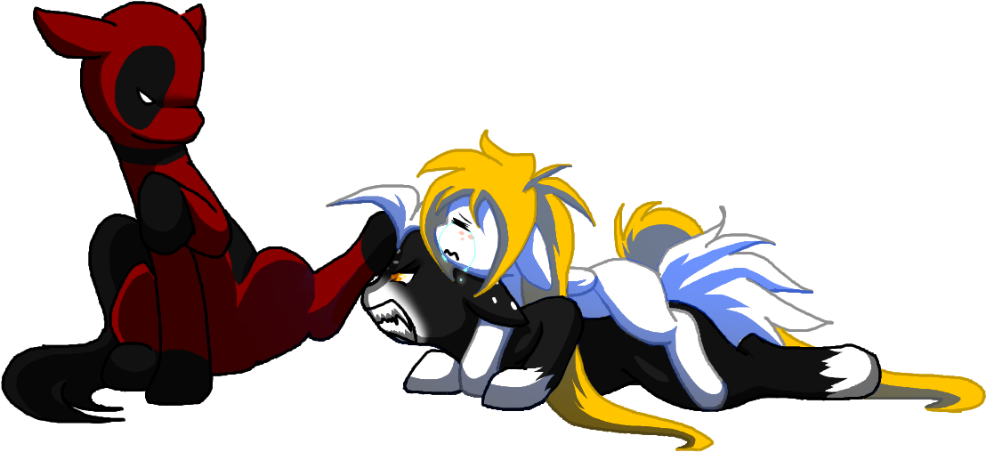 Thamutt, Blank Flank, Crying, Deadpool, Deadpool Is - Deadpool Crying (1200x600)