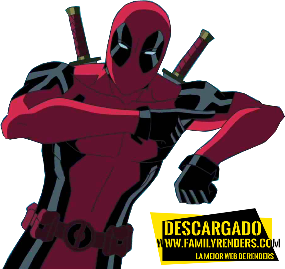 Deadpool En Ultimate Spiderman Png (953x881)