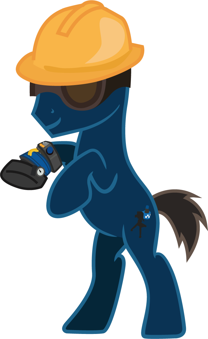 Pony Request - Mlp Tf2 Engineer (699x1140)