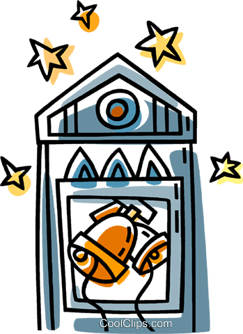 Church Steeples Royalty Free Vector Clip Art Illustration - Church Steeples Royalty Free Vector Clip Art Illustration (349x480)