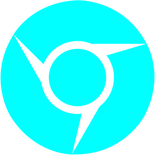 Google Chrome Play Icon By Dustin Leer - Google Chrome Icon Aqua (512x512)
