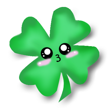 'cute' Four-leaf Clover By Aranelqa ' - Irish Birthday Wishes (391x357)