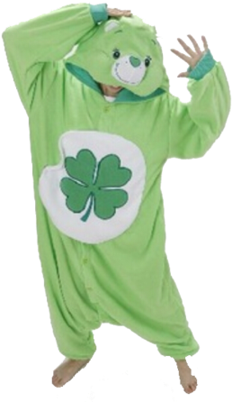 Four Leaf Clover Onesie Getonfleek - Anime Cosplay Pyjamas Costume Hoodies Adult Hoodie (321x480)