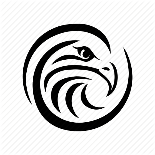 Animal, Bird, Eagle, Head, Security, Shape, Sign Icon - Eagle Head Vector Png (512x512)