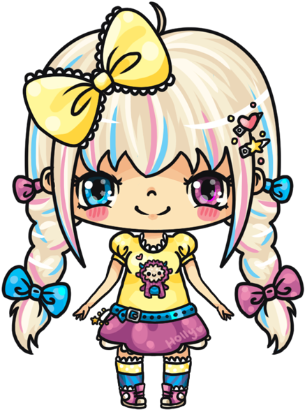 Ribbonheart Gift By Miss-glitter - Vc É Uma Fofa (458x608)