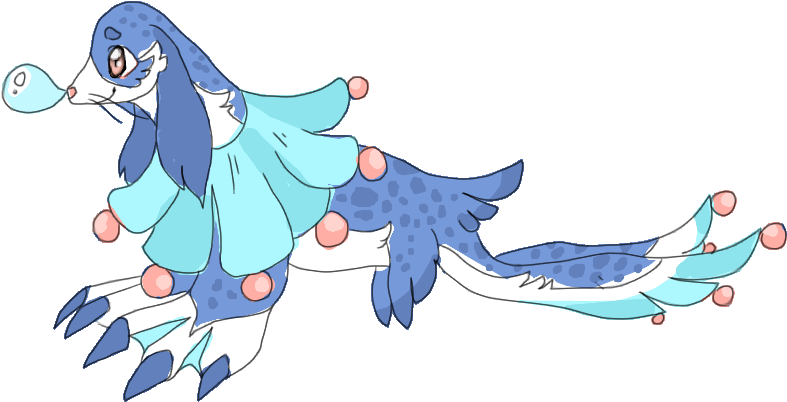 My Popplio Final Evolution By Pawpplio - Cartoon (1006x441)
