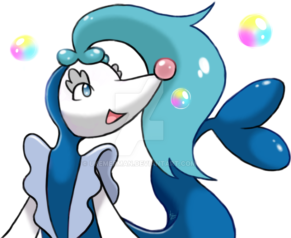 Popplio Mid Evo By Aquazeem - Popplio Fanart (1024x777)