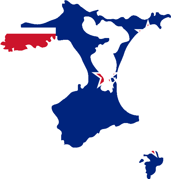 Flag Map Of The Chatham Islands Png - Chatham Island (609x618)