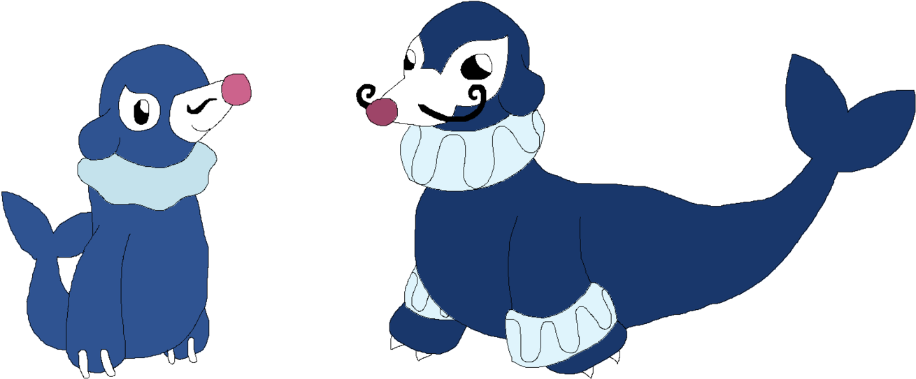Fakeathon Day 14- Evolution For Popplio By Carlyquinn - Cartoon (1383x578)