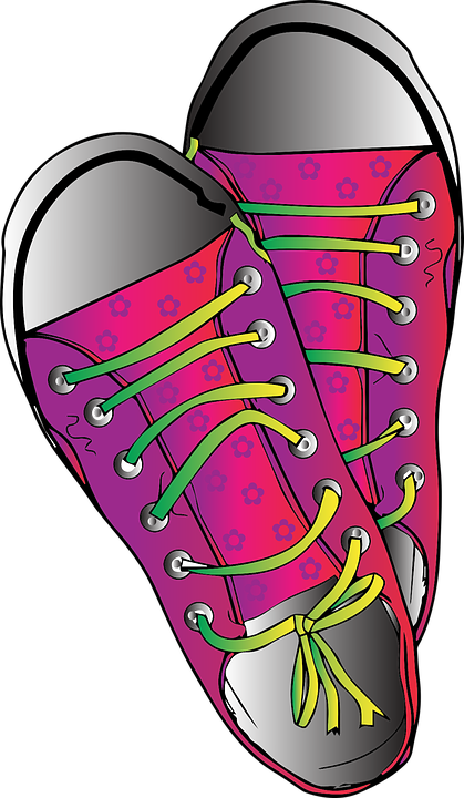 Sneakers Clipart Children's - Topánky Kreslené (746x1280)