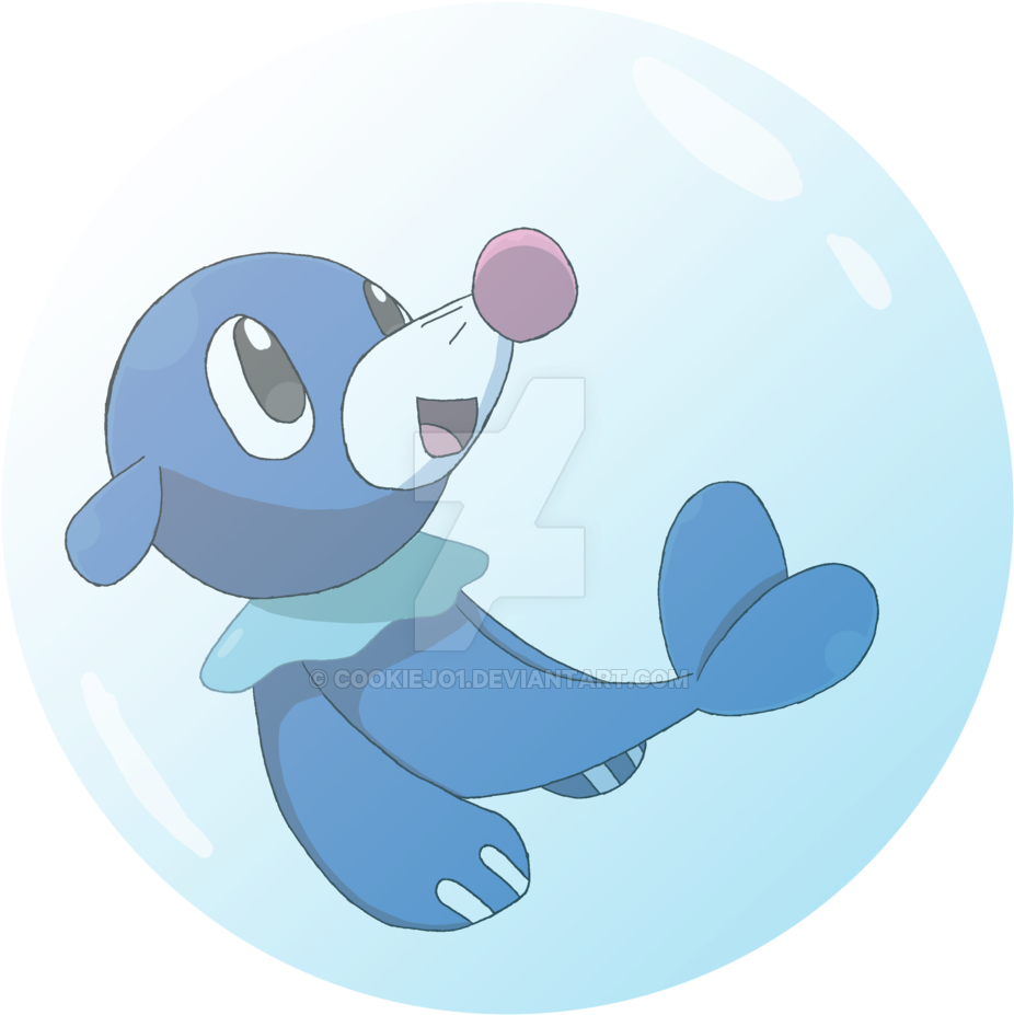 Pokemon Popplio - Pokemon Popplio In A Bubble (1024x955)