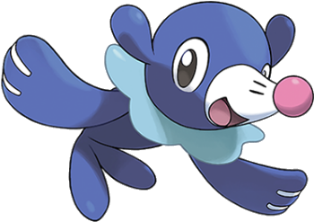 Popplio, Nivel 17, Brionne - Pokemon Ultra Sun And Moon Popplio (424x301)