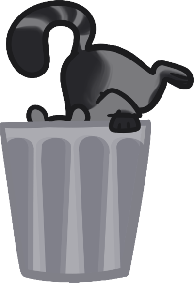 Racc In Trash By Riddlebauch - Racc In Trash By Riddlebauch (400x585)