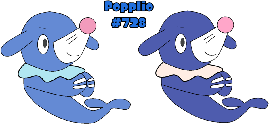 728 Popplio Normal Shiny - Poplio Shiny E Normal (1024x576)