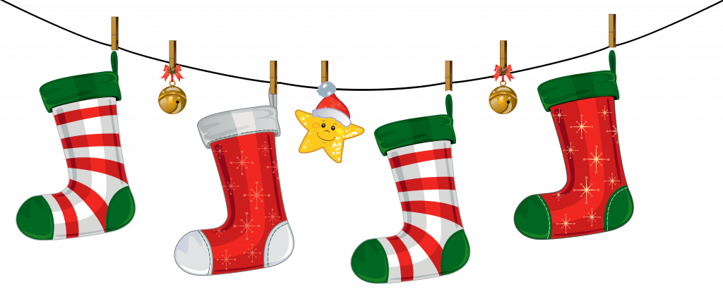 Christmas Stocking Border Clipart 3 By Jose - Christmas Decorations Clipart (1024x417)