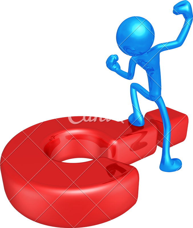 Guy Stepping On Question Mark - Guy Stepping On Question Mark (677x800)