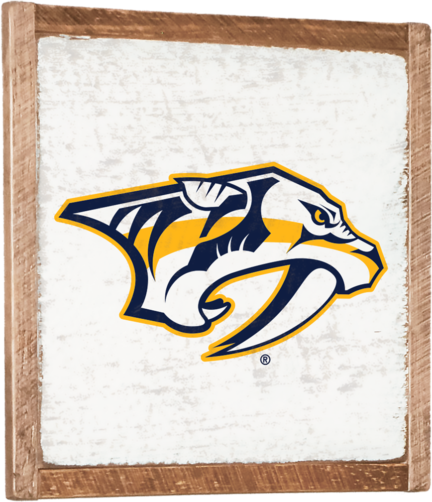 Nashville Predators Vintage Wall Art - Nashville Predators Logo (1024x1024)