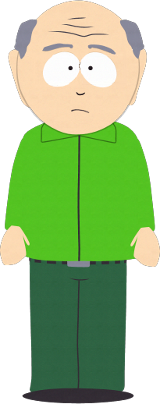 Mr - Garrison - No - Glasses - Transparent - South Park Mr Garrison (550x1390)