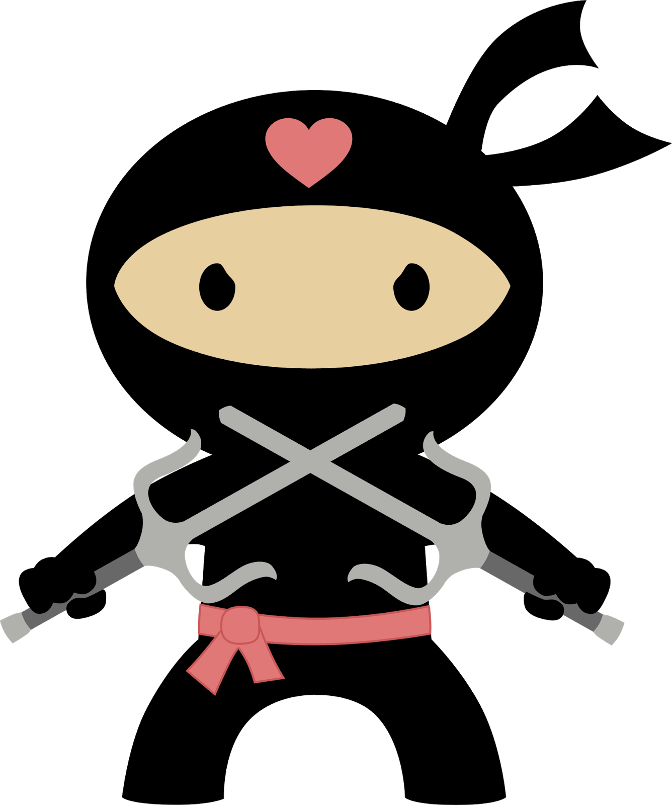 Ninja Clipart Transparent - Clipart Ninja (1336x1600)