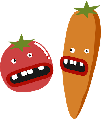 Ugly Tomato Cartoon (350x412)