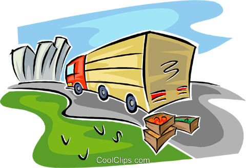 Vegan Food Truck City Car - Illustration (480x328)