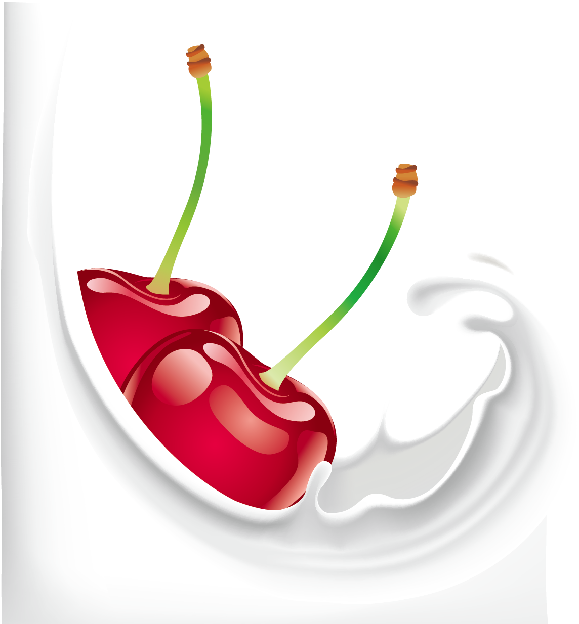 Cherry Cattle Clip Art - Milk (1240x1240)