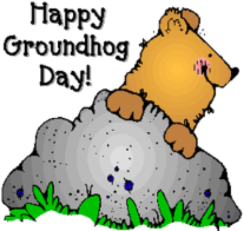 Happy Groundhog Day Animated (501x477)