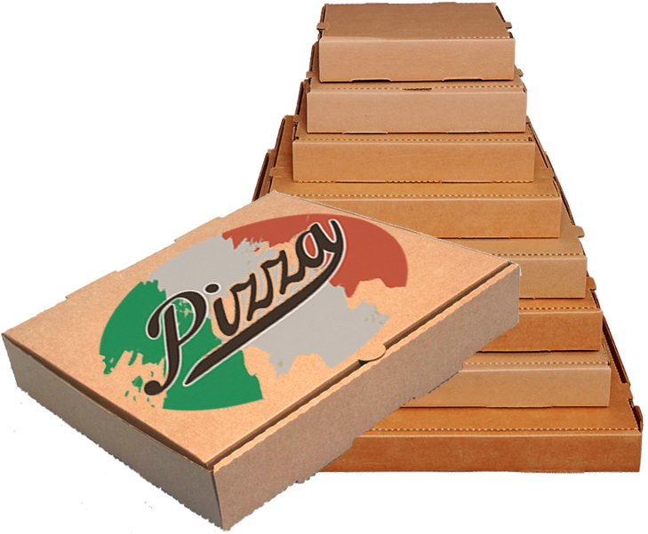 Free Blank Pizza Box Png - Chocolate (800x600)