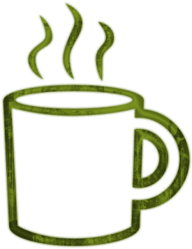 Clipart Picture Of A Brown Mug With A Tea Bag - Coffee Keeps Me Going (400x400)