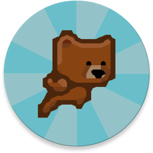 Endless Runner 2d - Grizzly Bear (512x512)