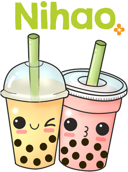 Taiwan Milk Tea Png - Mango Bubble Tea Clipart (349x349)